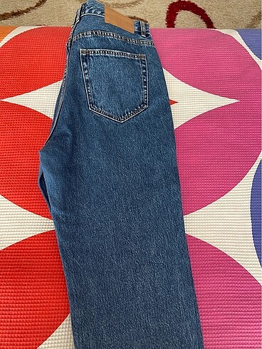 44 Beden Pull&Bear mavi jean pantalon