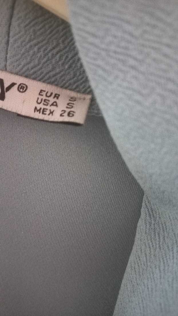 Uzun maviKadın çeket İnci Detaylı - Görsel 3