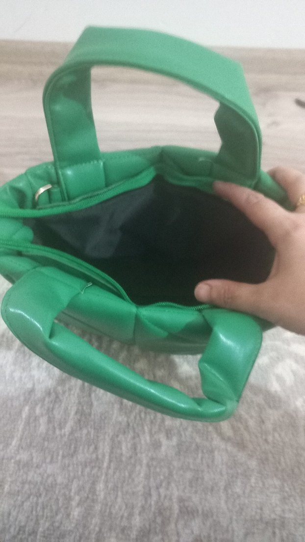 Açık Yeşil Kadın el Çantası - Görsel 3