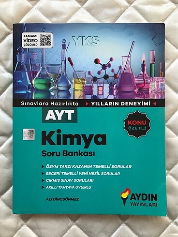 Aydın yayınları ayt kimya soru bankası (konu özetli)
