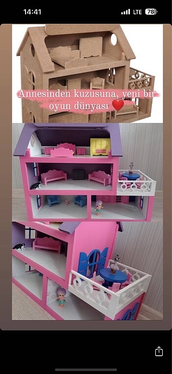 Ahşap oyun evi