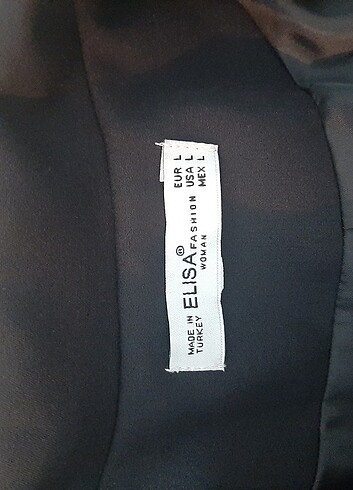 l Beden Siyah blazer ceket