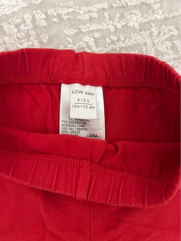 LC Waikiki Lcw kırmızı tayt