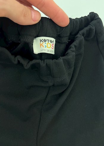 Kız Çocuk Siyah Volanlı Goth Tayt - Görsel 4