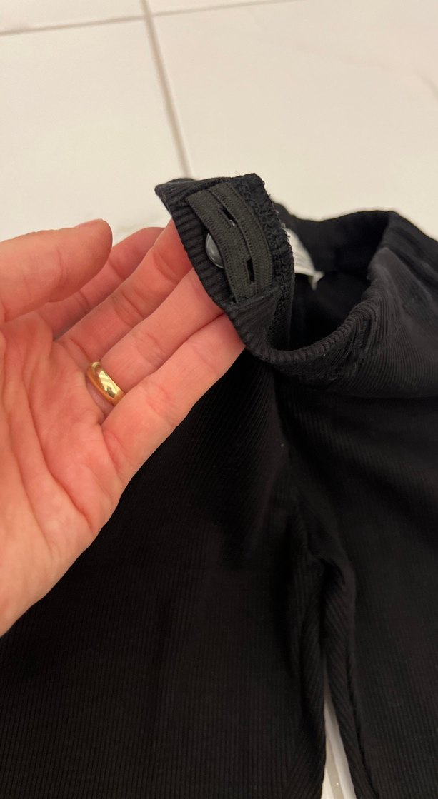 Siyah Basic Tayt - Görsel 4