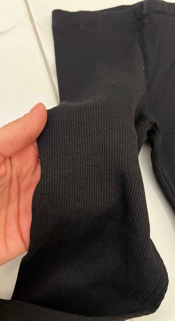 Siyah Basic Tayt - Görsel 2