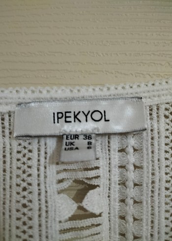 Dantel Detaylı Bohem Uzun Kollu Kadın plaj elbisesi - Görsel 6