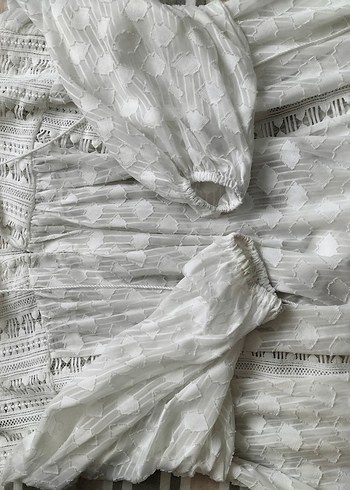 Dantel Detaylı Bohem Uzun Kollu Kadın plaj elbisesi - Görsel 9