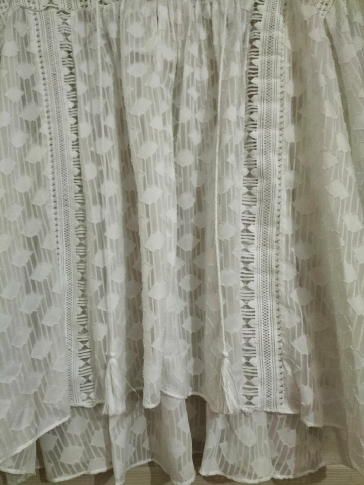 Dantel Detaylı Bohem Uzun Kollu Kadın plaj elbisesi - Görsel 4