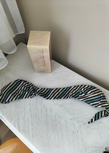 Penti Çizgili, Pilili Mini Bikini Üstü - Görsel 3