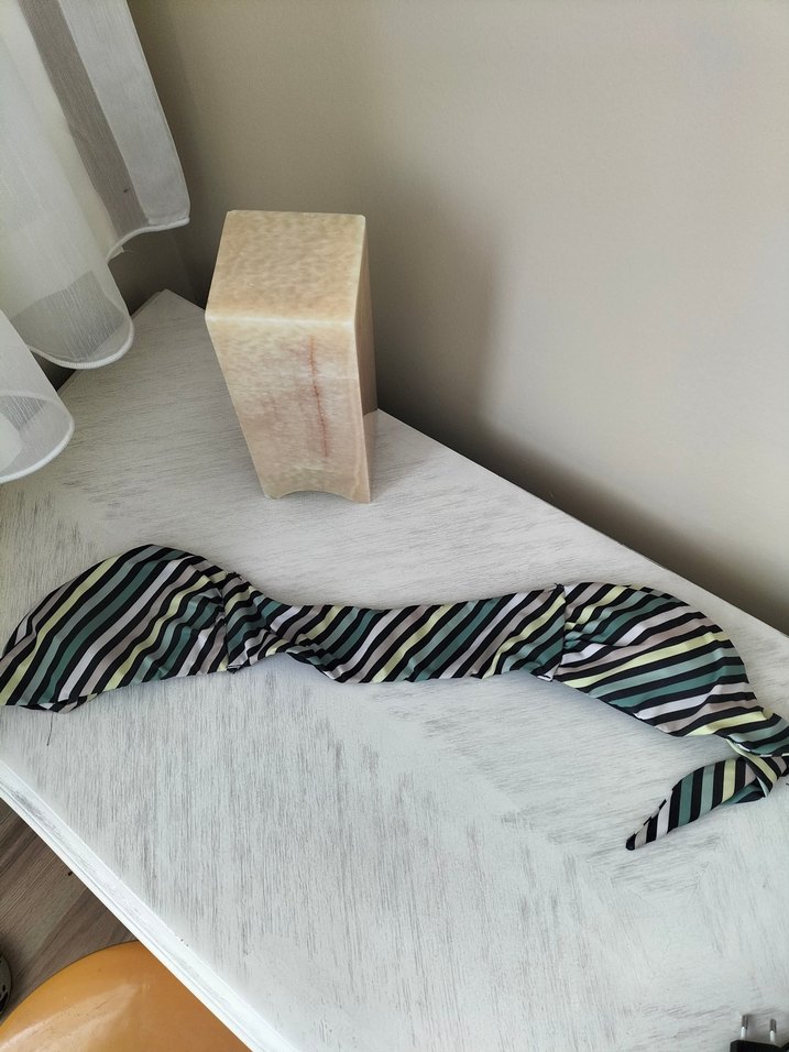 Penti Çizgili, Pilili Mini Bikini Üstü - Görsel 3