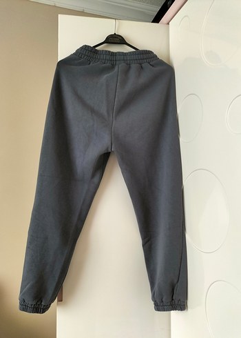 Gri Rahat Kesim Kadın Eşofman Altı - Görsel 3