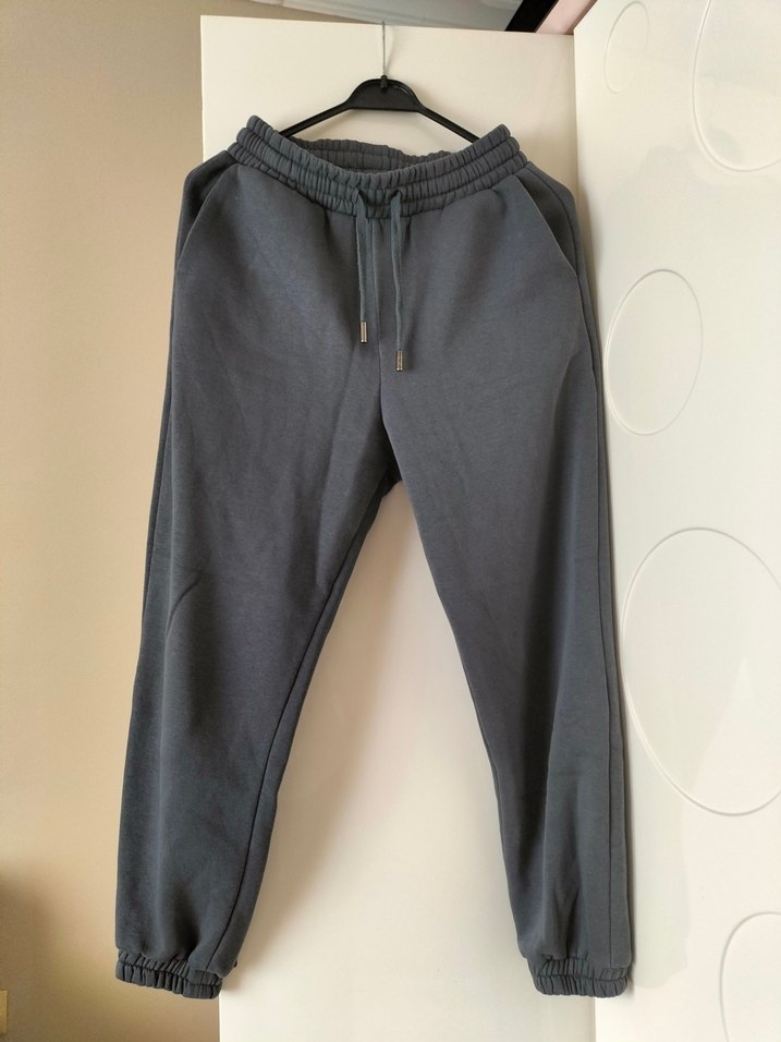 Gri Rahat Kesim Kadın Eşofman Altı - Görsel 2