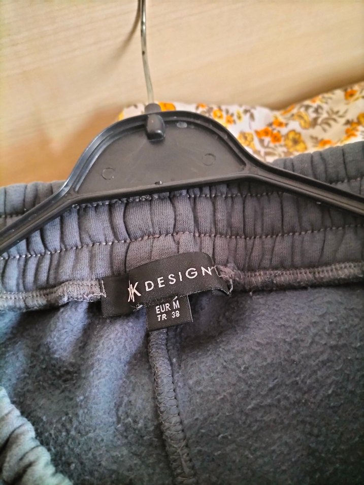 Gri Rahat Kesim Kadın Eşofman Altı - Görsel 4