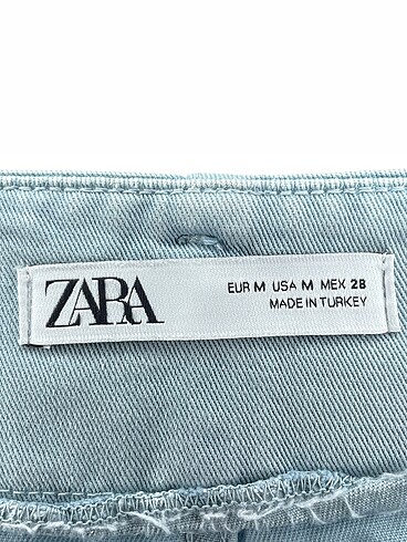 m Beden mavi Renk Zara Mini Şort %70 İndirimli.