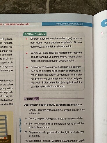 10.Sinif Fizik Föy (Dalgalar) - Görsel 8