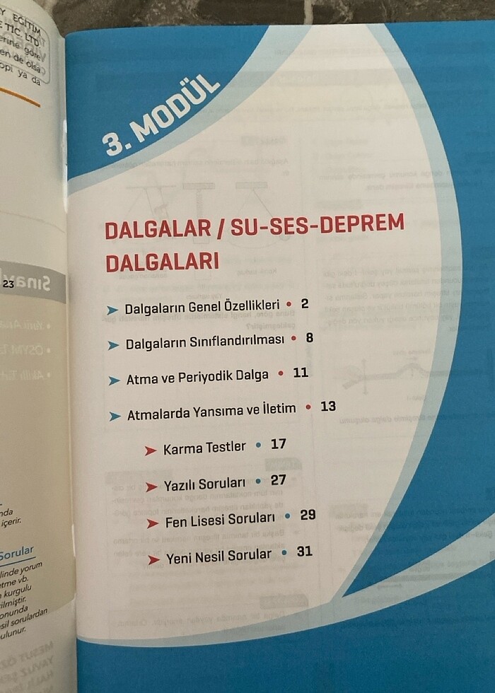 10.Sinif Fizik Föy (Dalgalar) - Görsel 2