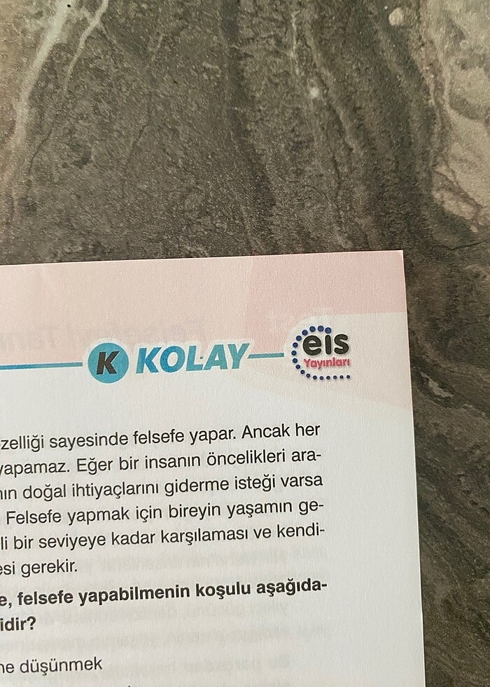 Eis Yayinlari TYT Felsefe Soru Bankasi - Görsel 3