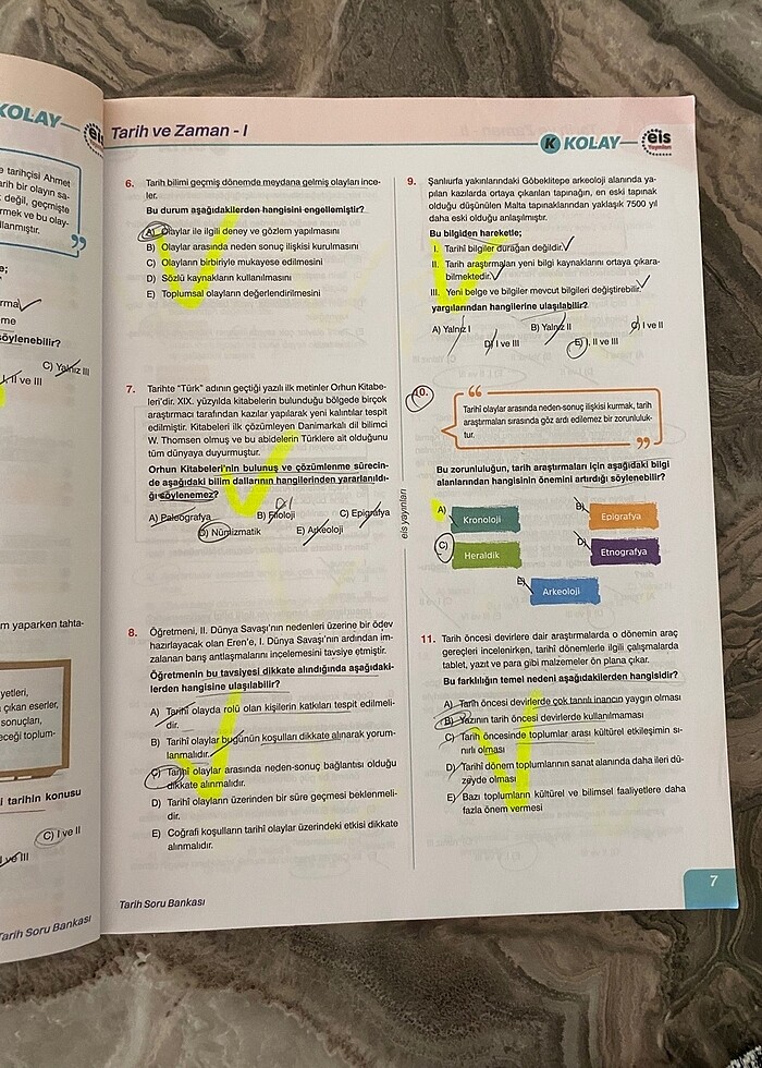 Eis Yayinlari TYT-AYT Tarih Soru Bankasi - Görsel 2