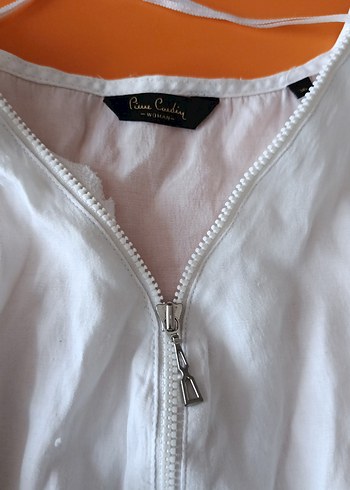 Kadın Beyaz Keten Salaş Gömlek - Görsel 2