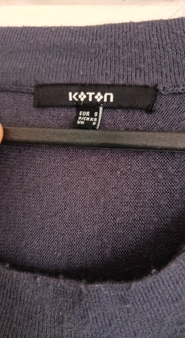 Gri Keten Hamile Bluzu, Kısa Kollu, Salaş Kesim - Görsel 3