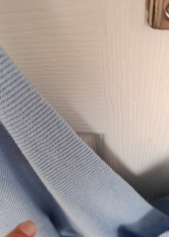 Mavi Kısa Kesim Kadın Bralet - Görsel 2