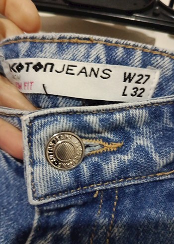 Yırtık Detaylı Salaş Kot Pantolon - Görsel 3