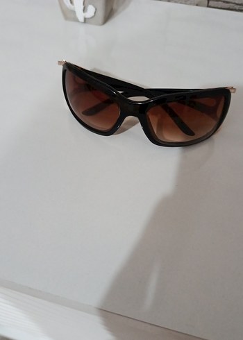 Kahverengi Bej Tokalı Kadın Güneş Gözlüğü - Görsel 2