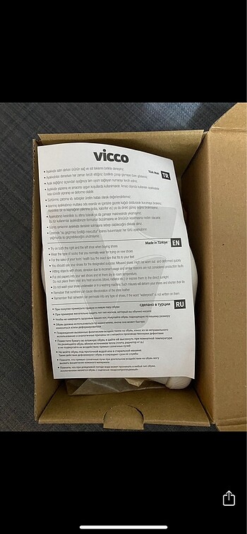 20 Beden Vicco Ayakkabı