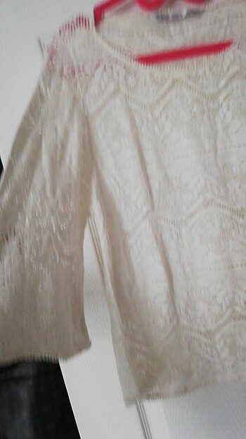 Dantel şık bluz  - Görsel 5