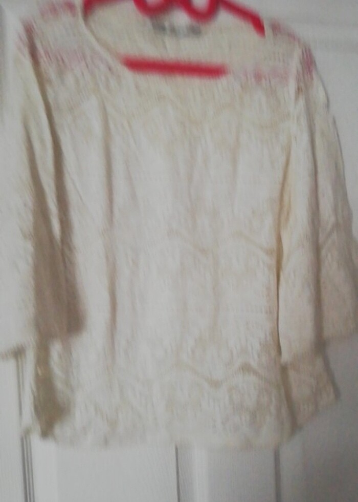 Dantel şık bluz  - Görsel 2