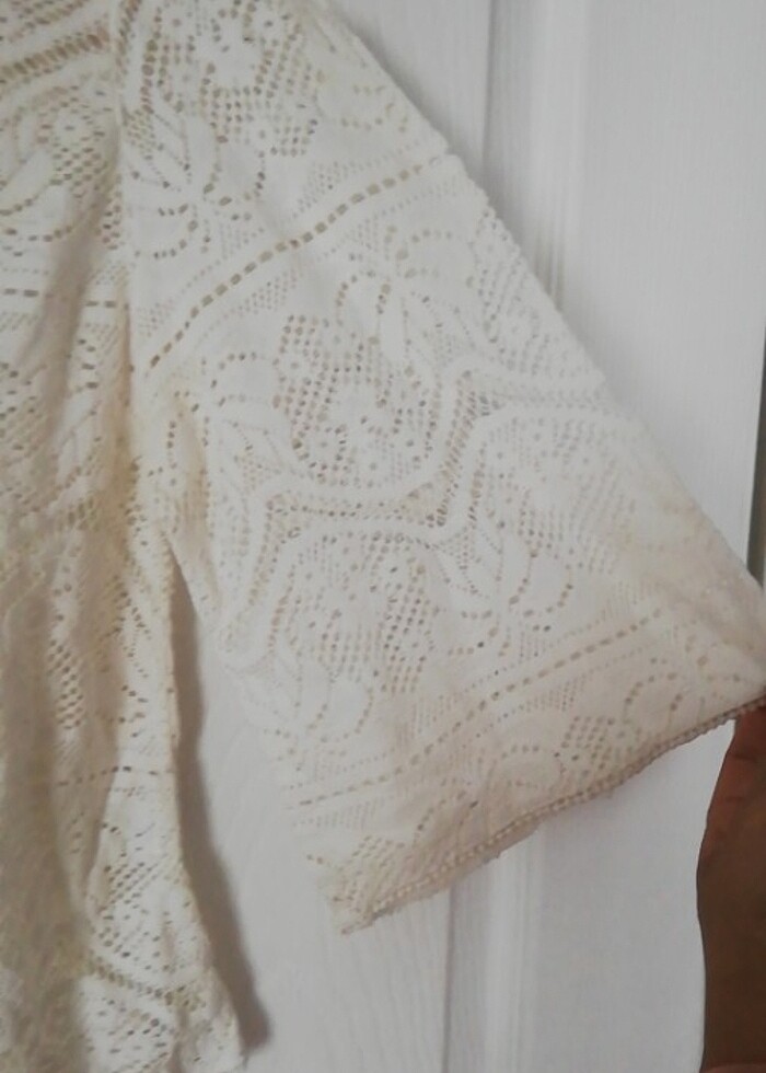 Dantel şık bluz  - Görsel 3