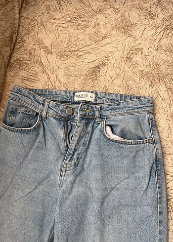 Erkek Açık Mavi Bol Kesim Kot Pantolon - Görsel 3