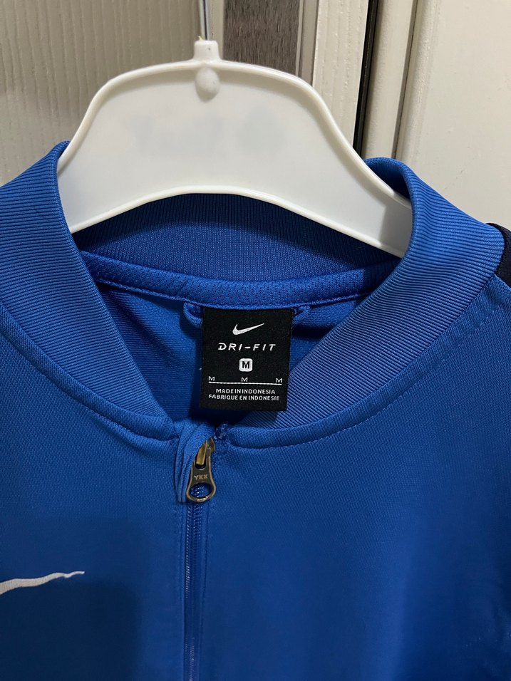 Nike Mavi Uzun Kollu Erkek Spor Ceket - Görsel 3