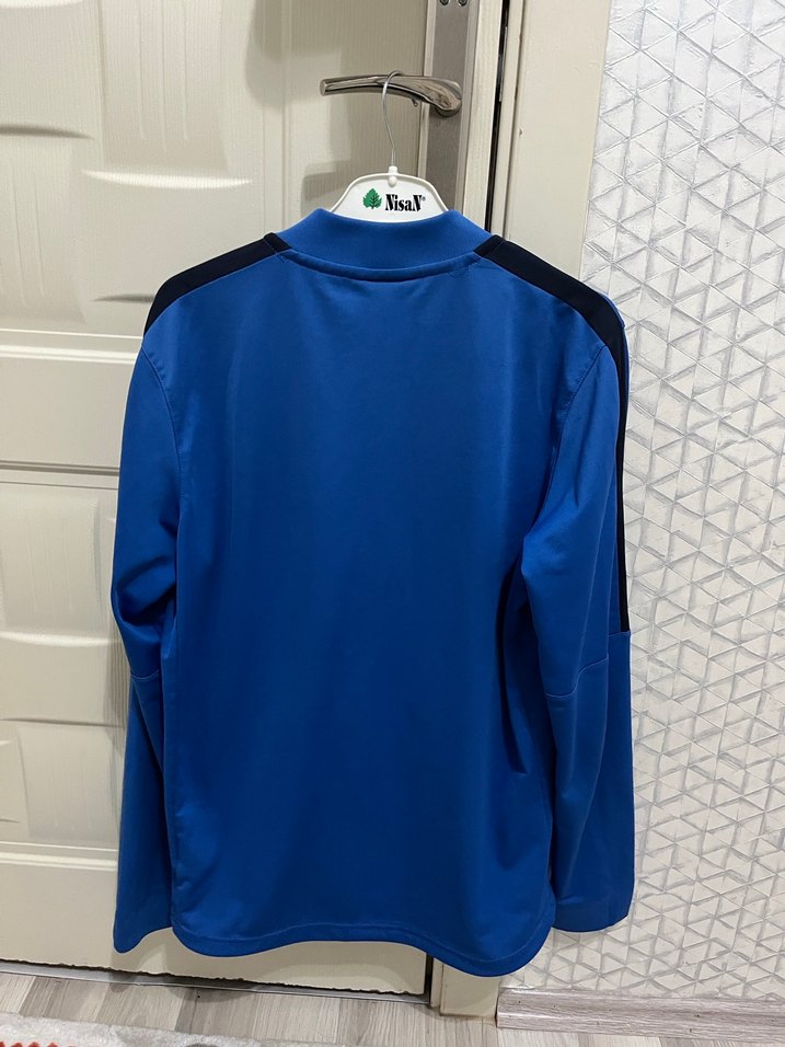 Nike Mavi Uzun Kollu Erkek Spor Ceket - Görsel 2