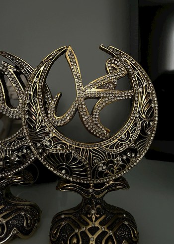 Altın Renkli İslami Figürin Seti - Görsel 3