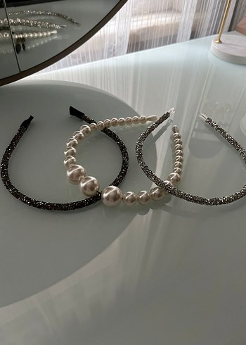 Boncuklu ve Metal Detaylı Kadın Saç Aksesuarları - Görsel 2