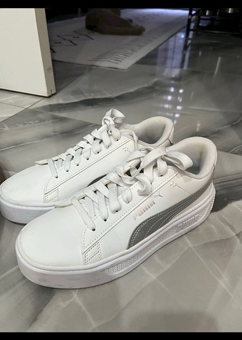 Beyaz Puma Platform Spor Ayakkabı - Görsel 3