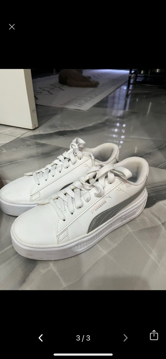 Beyaz Puma Platform Spor Ayakkabı - Görsel 3