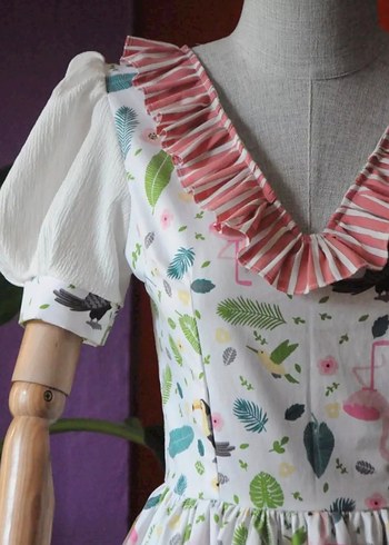 Vintage Elbise - Görsel 3