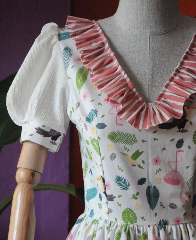 Vintage Elbise - Görsel 3