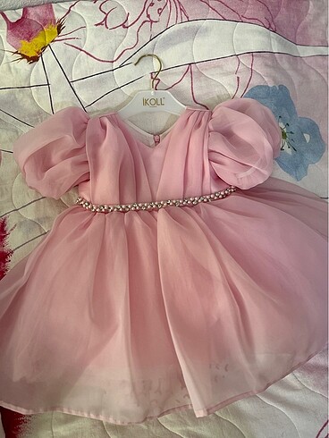 Pembe bebek abiye