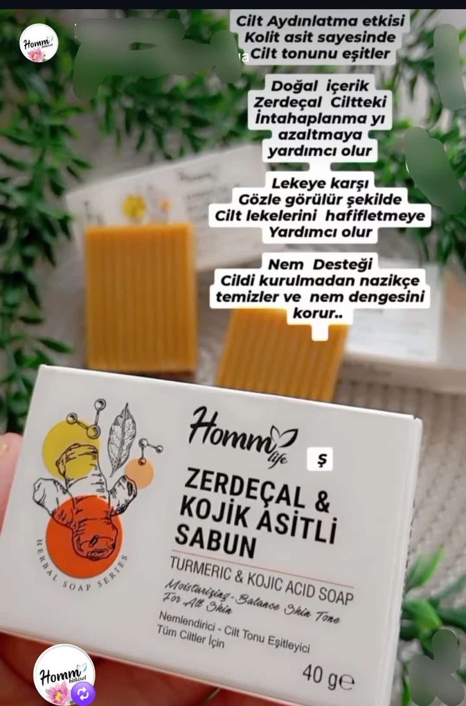 Hommy Life Zerdeçal & Kojik Asitli Sabun 40g - Görsel 2