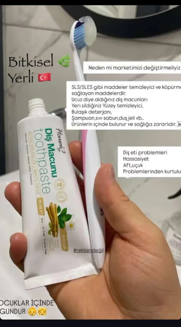 Hammy Diş Macunu 75 ml Beyazlatıcı - Görsel 2