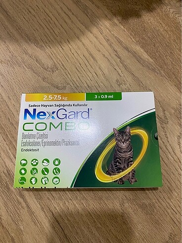 Nexs gard spectra Kedi iç dış parazit