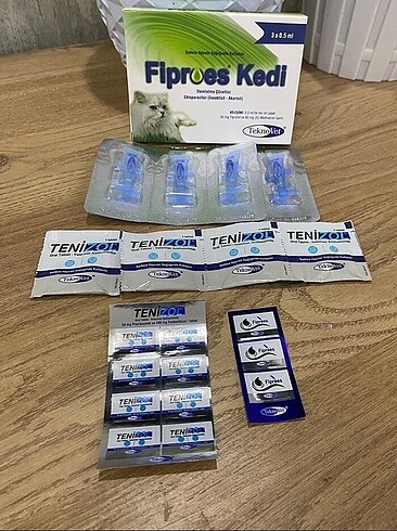 4 adet tenizol 4 adet fibroes