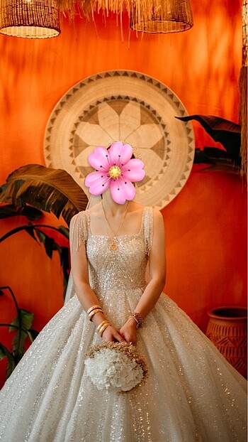 Prenses model gelinlik