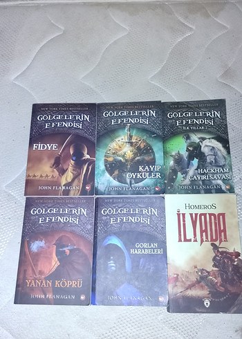 Homeros İlyada ve Gölge'nin Efendisi Serisi Romanları