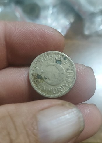  Gri Vintage 25 Kuruş 1945