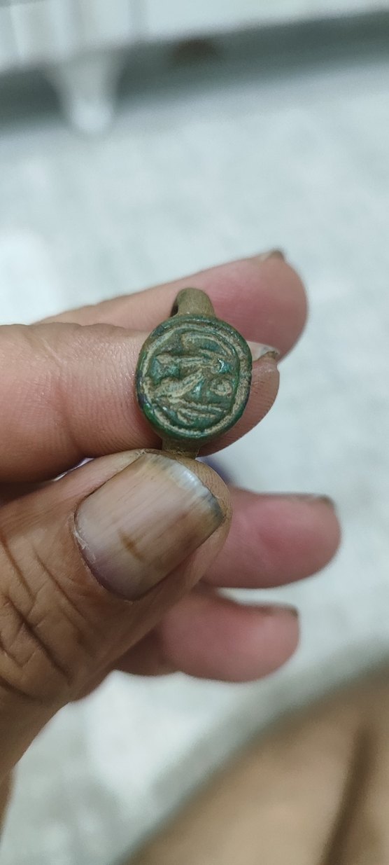 Yeşil Parlak Vintage Erkek Yüzük - Görsel 3